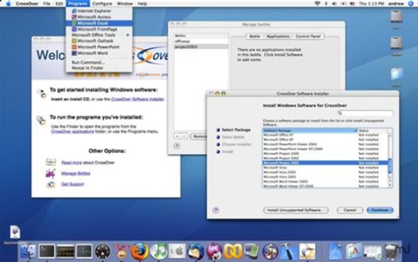 Crossover Mac Interface