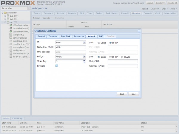 proxmox-4.1-create-lxc
